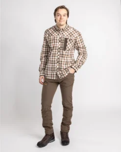 Pinewood Wolf Shirt Offwhite/Brown -Darts Verkäufe 1 53290611006r 3