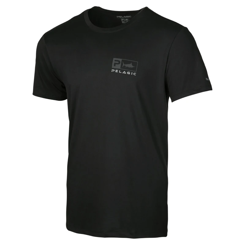 Pelagic Icon Premium UV Tee Black 1 Pelagic Icon Premium UV Tee Black