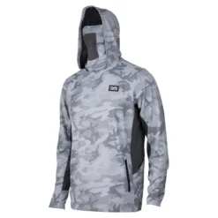 Pelagic Exo-Tech Hoody Grey Fish Camo