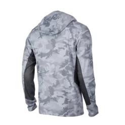 Pelagic Exo-Tech Hoody Grey Fish Camo -Darts Verkäufe 1015202001 LGY Mr 3