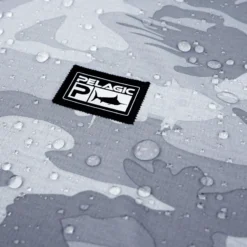 Pelagic Exo-Tech Hoody Grey Fish Camo -Darts Verkäufe 1015202001 LGY Mr 6