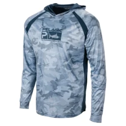 Pelagic Vaportek Hoody Slate Fish Camo