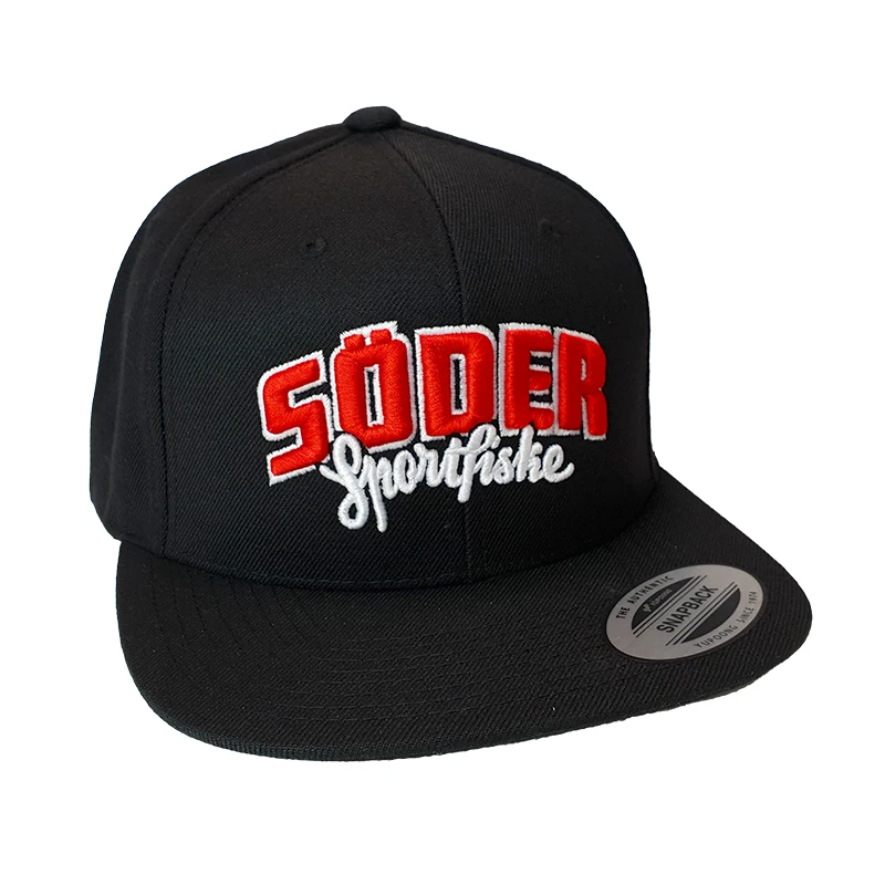 Söder Sportfiske Snapback Black - Original Logo 1 Söder Sportfiske Snapback Black - Original Logo
