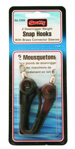 Scotty 1009 Downrigger Gewichte Mit Snap Haken 2-pack