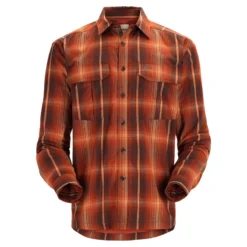 Simms Coldweather Shirt Hickory Clay Plaid