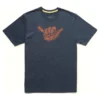 Howler T-Shirt Fish Shaka Navy Heather