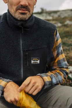 Lundhags Flok Wool Ms Pile Vest Seaweed -Darts Verkäufe 1113102 484r 3