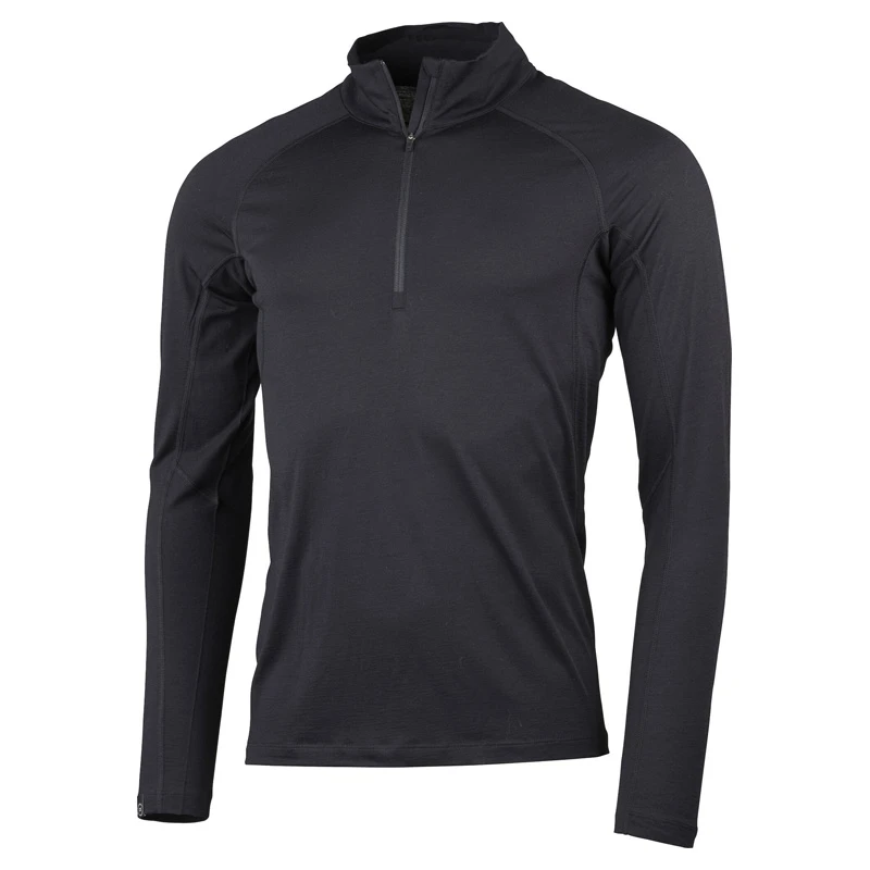 Lundhags Gimmer Merino Lt Ms 1/2 Zip Black 1 Lundhags Gimmer Merino Lt Ms 1/2 Zip Black
