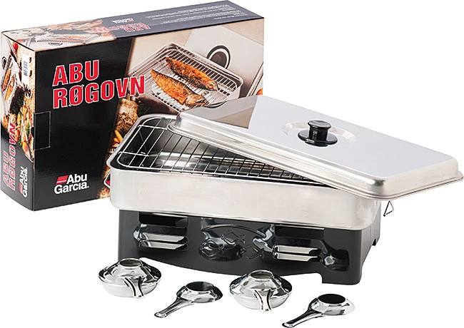 Abu Garcia ABU Räucher-Large Rostfrei 2-Stockwerke 1 Abu Garcia ABU Räucher-Large Rostfrei 2-Stockwerke