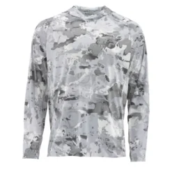 Simms SolarFlex Hoody - Print Cloud Camo Grey