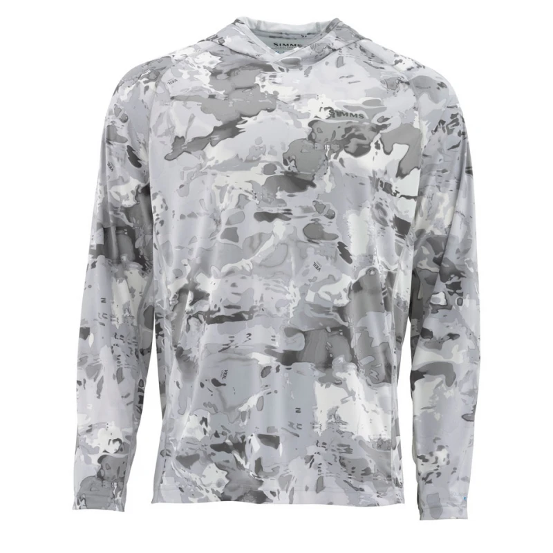 Simms SolarFlex Hoody - Print Cloud Camo Grey 1 Simms SolarFlex Hoody - Print Cloud Camo Grey