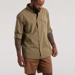 Howler Matagorda LS Shirt Lotsa Dots Covert Green -Darts Verkäufe 127022S COV Mr 3