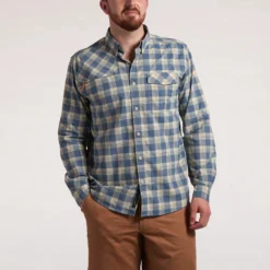 Howler Matagorda LS Shirt River Plaid Reflection Blue 7 Howler Matagorda LS Shirt River Plaid Reflection Blue -Darts Verkäufe 127022S REF Mr 3