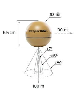 Deeper Smart Sonar Chirp+ 2 -Darts Verkäufe 129642NO 5