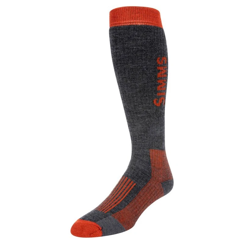 Simms Merino Midweight OTC Sock Carbon 1 Simms Merino Midweight OTC Sock Carbon