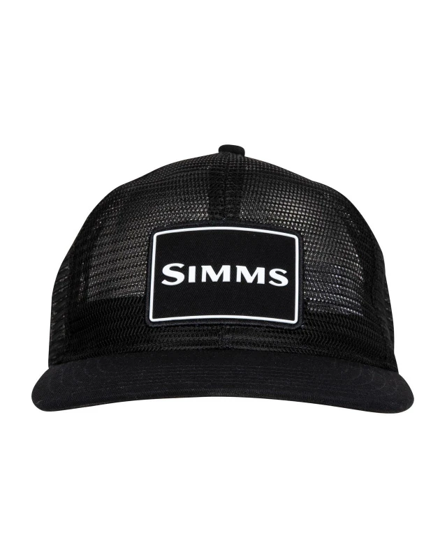 Simms Mesh All-Over Trucker Black 2 Simms Mesh All-Over Trucker Black – Bild 2