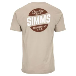 Simms Quality Built Pocket T-Shirt Khaki Heather