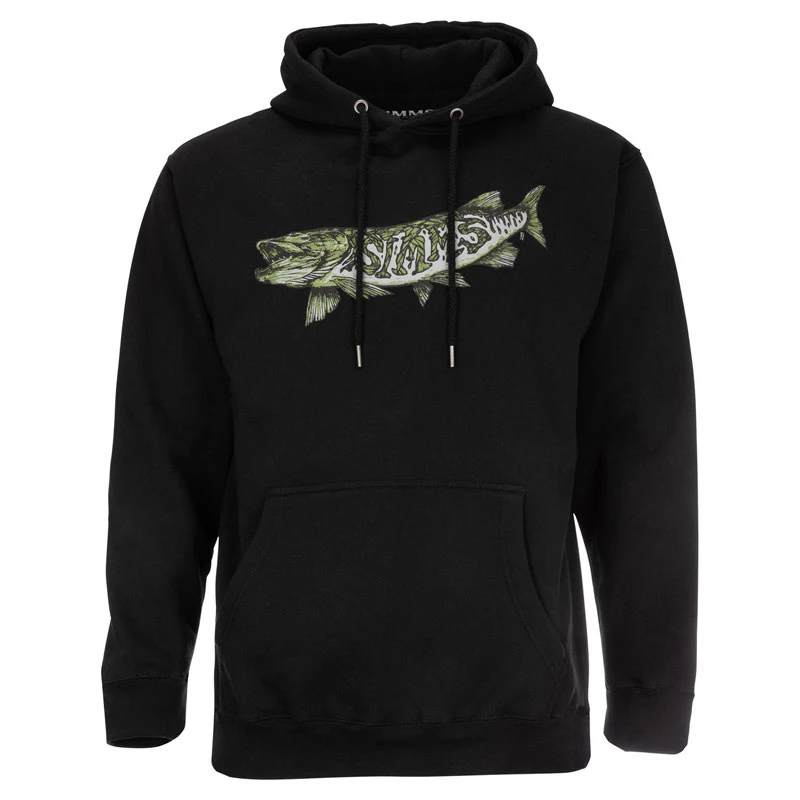 Simms Keeler Musky Hoody Black 1 Simms Keeler Musky Hoody Black