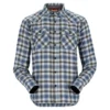Simms Santee Flannel Admiral Blue/Navy Camp Plaid