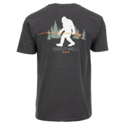 Simms Sasquatch T-Shirt Charcoal Heather