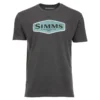 Simms Logo Frame T-Shirt Charcoal Heather