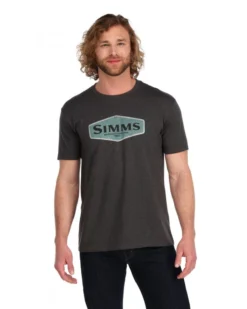 Simms Logo Frame T-Shirt Charcoal Heather 4 Simms Logo Frame T-Shirt Charcoal Heather -Darts Verkäufe 13625 086 30r 2