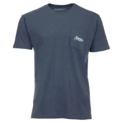 Simms Two Tone Pocket Tee Navy Heather