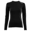 Aclima WarmWool Crew Neck Shirt Woman, Jet Black
