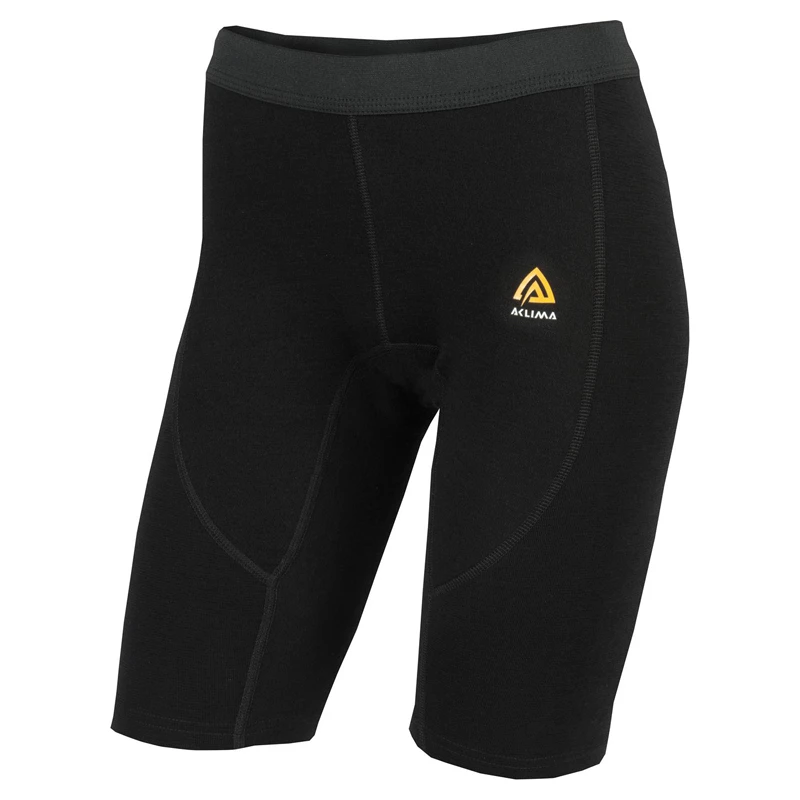 Aclima WarmWool Shorts (Long) Woman, Jet Black 1 Aclima WarmWool Shorts (Long) Woman, Jet Black