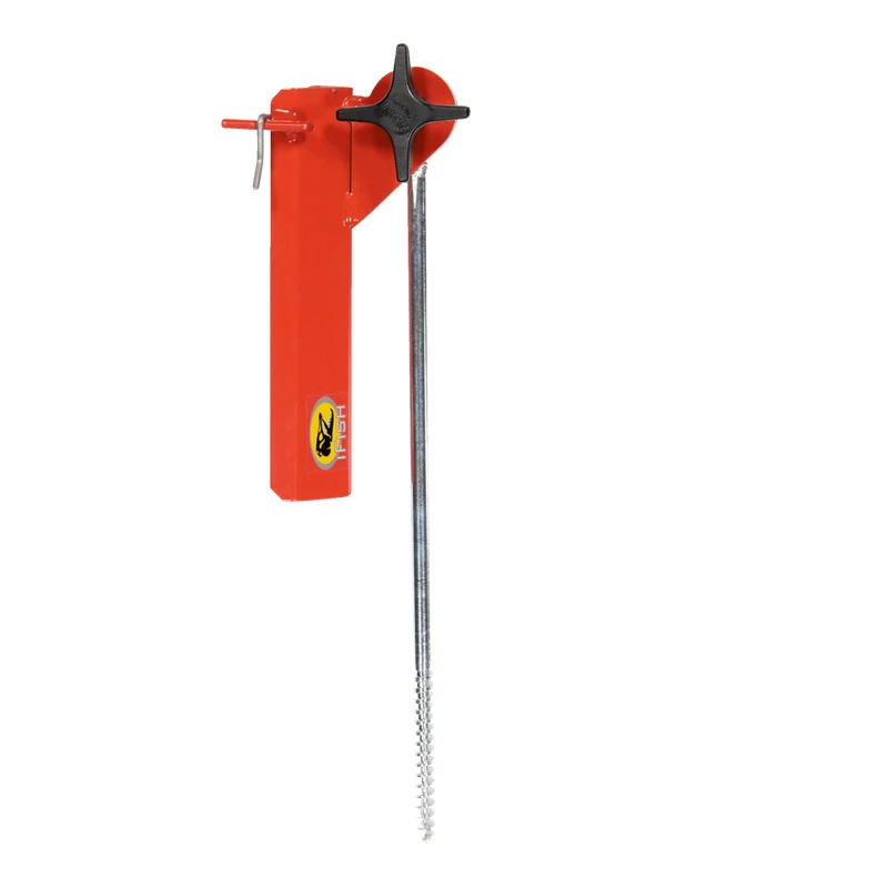 IFISH Rutenhalter Mit Eisschraube 1 IFISH Rutenhalter Mit Eisschraube