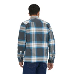 Patagonia M's Insulated Organic Cotton MW Fjord Flannel Shirt Forestry: Ink Black -Darts Verkäufe 20385 FYINr 4