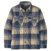 Patagonia M's Insulated Organic Cotton MW Fjord Flannel Shirt Live Oak: Oar Tan