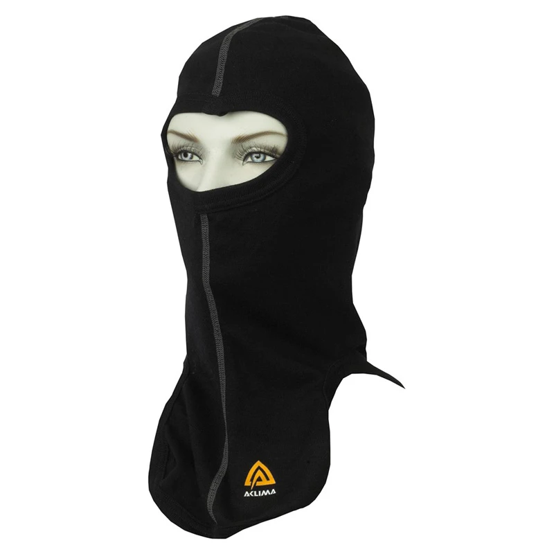 Aclima Warmwool Balaclava Jet Black Onesize 1 Aclima Warmwool Balaclava Jet Black Onesize
