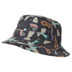 Patagonia Wavefarer Bucket Hat Fly 50: Ink Black