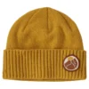 Patagonia Brodeo Beanie Slow Going Patch: Cabin Gold