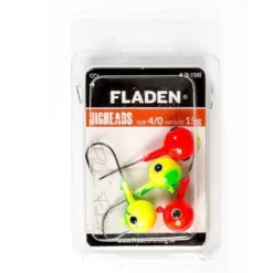 Fladen Jighead Red/Yellow -Darts Verkäufe 35 10520r 2