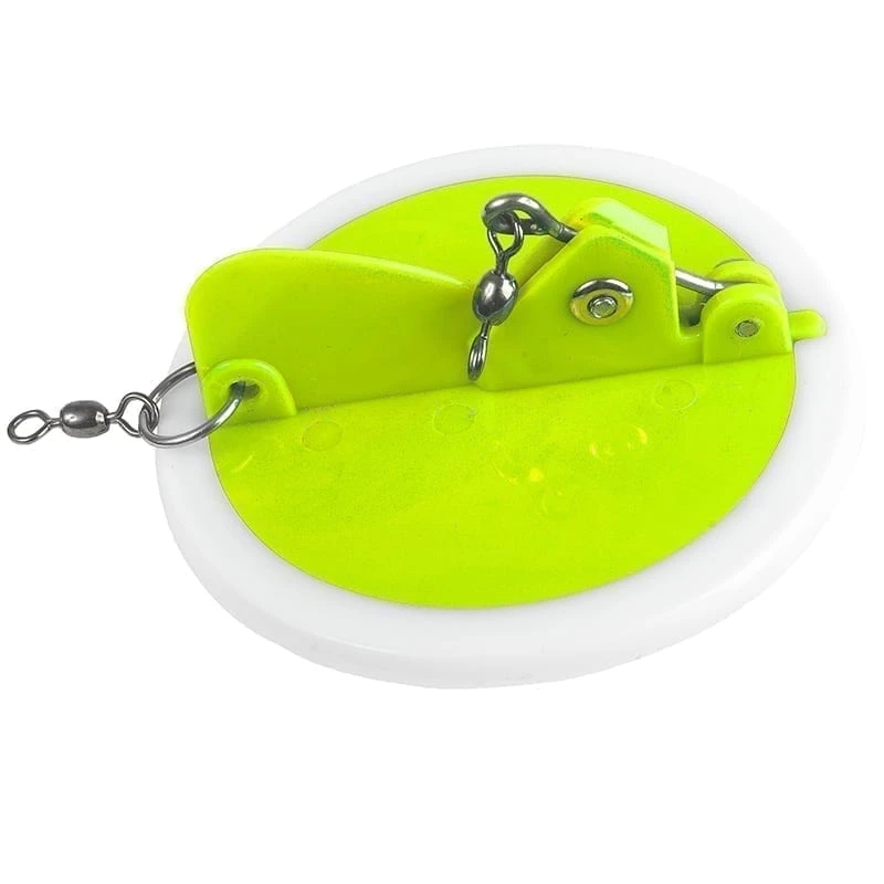 Fladen Disc Diver Round 87mm - Limegreen 1 Fladen Disc Diver Round 87mm - Limegreen