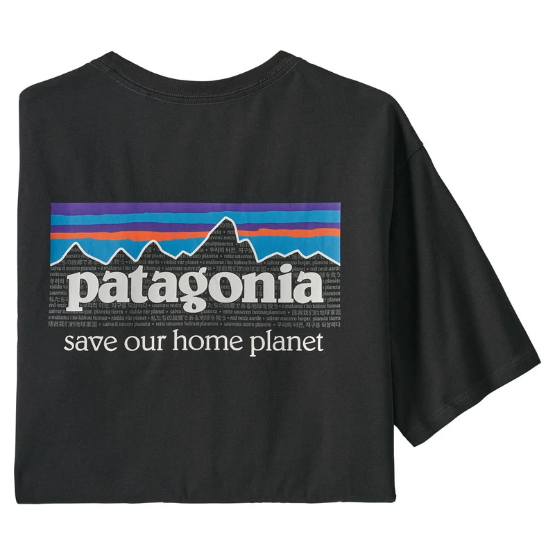 Patagonia M's P-6 Mission Regenerative Organic Pilot Cotton T-Shirt Ink Black 1 Patagonia M's P-6 Mission Regenerative Organic Pilot Cotton T-Shirt Ink Black