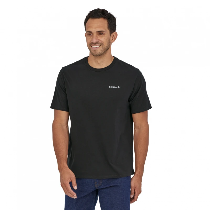 Patagonia M's P-6 Mission Regenerative Organic Pilot Cotton T-Shirt Ink Black 3 Patagonia M's P-6 Mission Regenerative Organic Pilot Cotton T-Shirt Ink Black – Bild 3