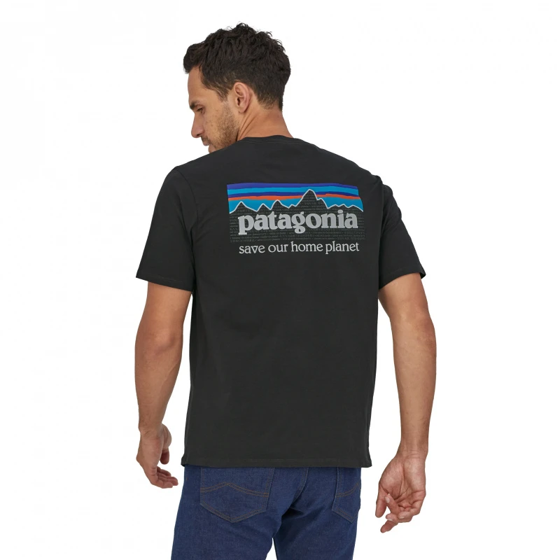 Patagonia M's P-6 Mission Regenerative Organic Pilot Cotton T-Shirt Ink Black 4 Patagonia M's P-6 Mission Regenerative Organic Pilot Cotton T-Shirt Ink Black – Bild 4