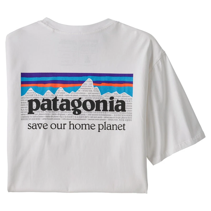 Patagonia M's P-6 Mission Regenerative Organic Pilot Cotton T-Shirt White 1 Patagonia M's P-6 Mission Regenerative Organic Pilot Cotton T-Shirt White