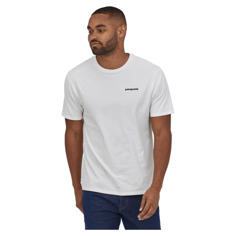 Patagonia M's P-6 Mission Regenerative Organic Pilot Cotton T-Shirt White 2 Patagonia M's P-6 Mission Regenerative Organic Pilot Cotton T-Shirt White – Bild 2