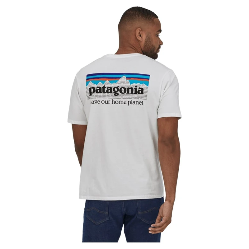 Patagonia M's P-6 Mission Regenerative Organic Pilot Cotton T-Shirt White 3 Patagonia M's P-6 Mission Regenerative Organic Pilot Cotton T-Shirt White – Bild 3