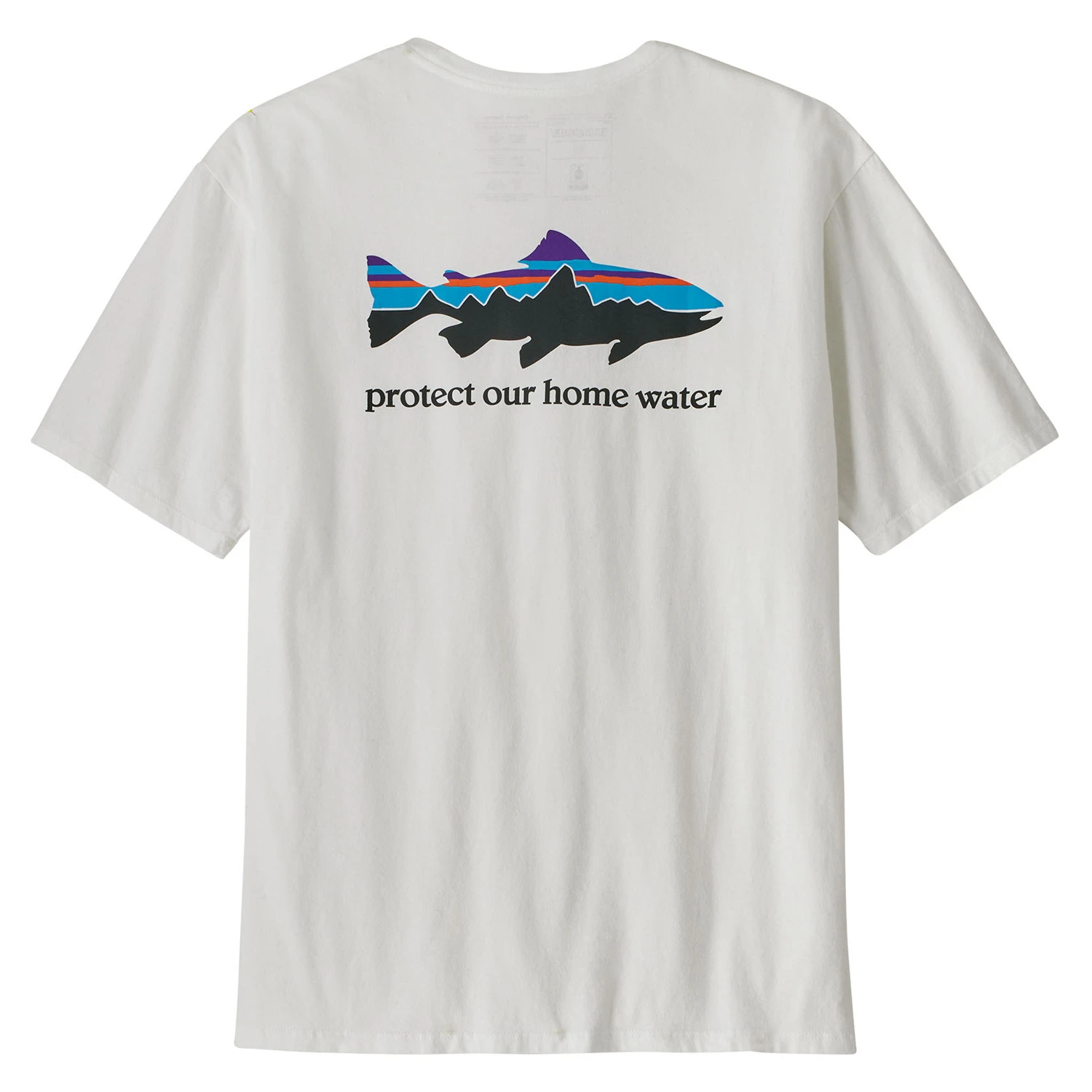 Patagonia M's Home Water Trout Organic T-Shirt White 1 Patagonia M's Home Water Trout Organic T-Shirt White