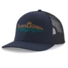 Patagonia Take A Stand Trucker Hat New Navy W/Wild Waterline