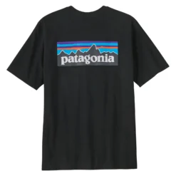 Patagonia M's P-6 Logo Responsibili-Tee Black