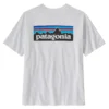 Patagonia M's P-6 Logo Responsibili-Tee White
