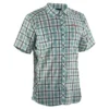 Grundéns Fly Bridge Short Sleeve Dusty Turquiose Plaid