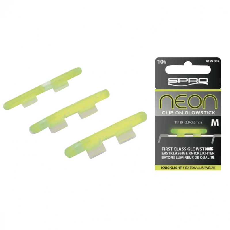 Neon Clip On Glowstick Green 1 Neon Clip On Glowstick Green