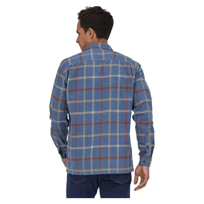 Patagonia M's L/S Organic Cotton MW Fjord Flannel Shirt Brisk: Dolomite Blue 3 Patagonia M's L/S Organic Cotton MW Fjord Flannel Shirt Brisk: Dolomite Blue – Bild 3